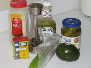 Avocado Egg Salad Ingredients